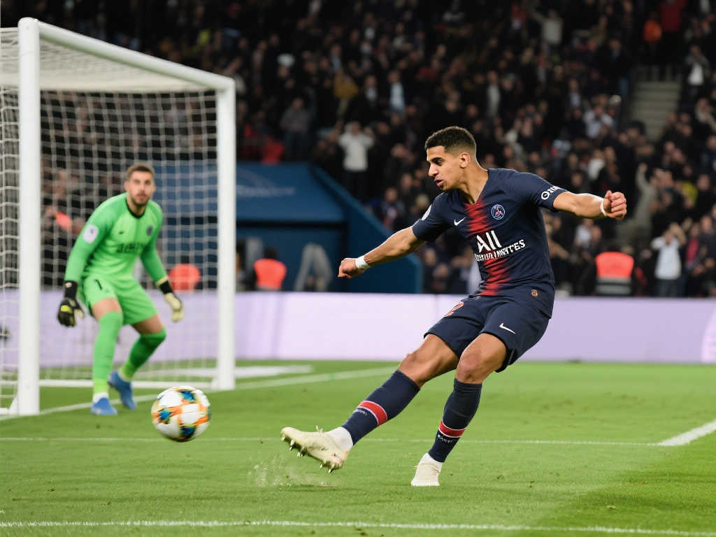 阿什拉夫抽射建功助巴黎锁定胜局,赛后荣膺全场最佳 阿什拉夫抽射建功助巴黎锁定胜局,赛后荣膺全场最佳